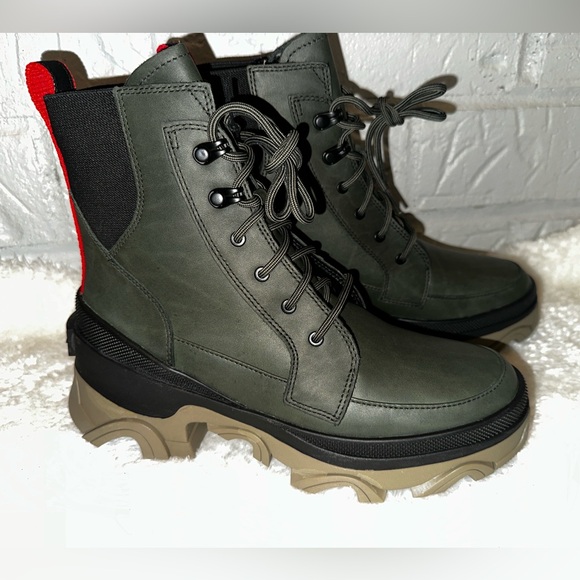 New Sorel Brex 50mm Lace-Up Waterproof Boots Size 38.5 - Picture 3 of 9